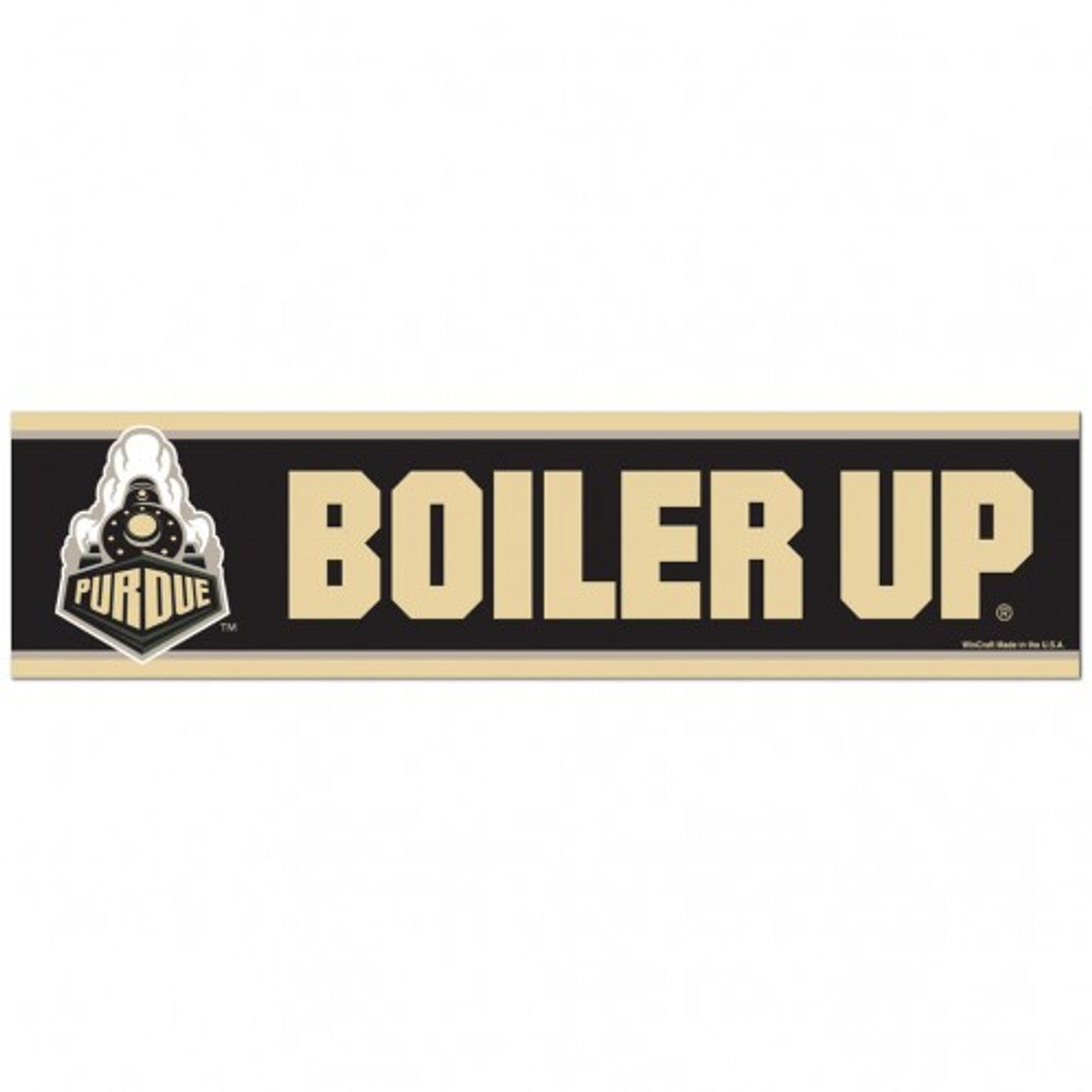 Purdue Boilermakers Decal 3x12 Bumper Strip Style