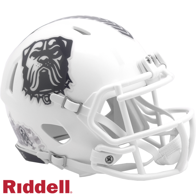 Cleveland Browns Helmet Riddell Replica Mini Speed Style Salute To Service 2024