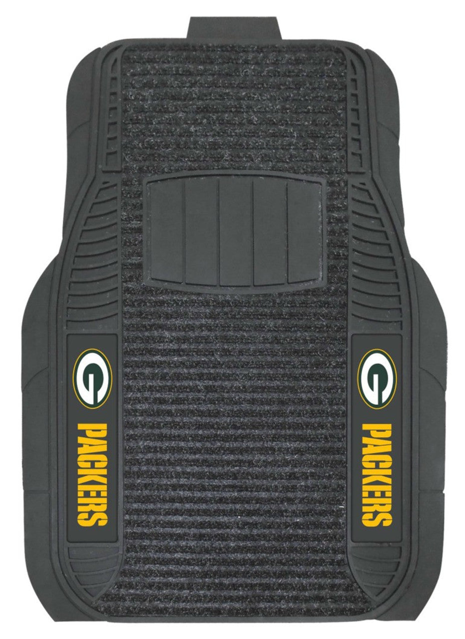 Green Bay Packers Car Mats Deluxe Set