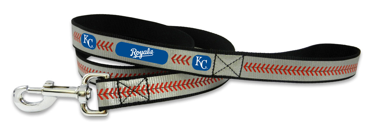 Kansas City Royals Pet Leash Reflective Baseball Size Large