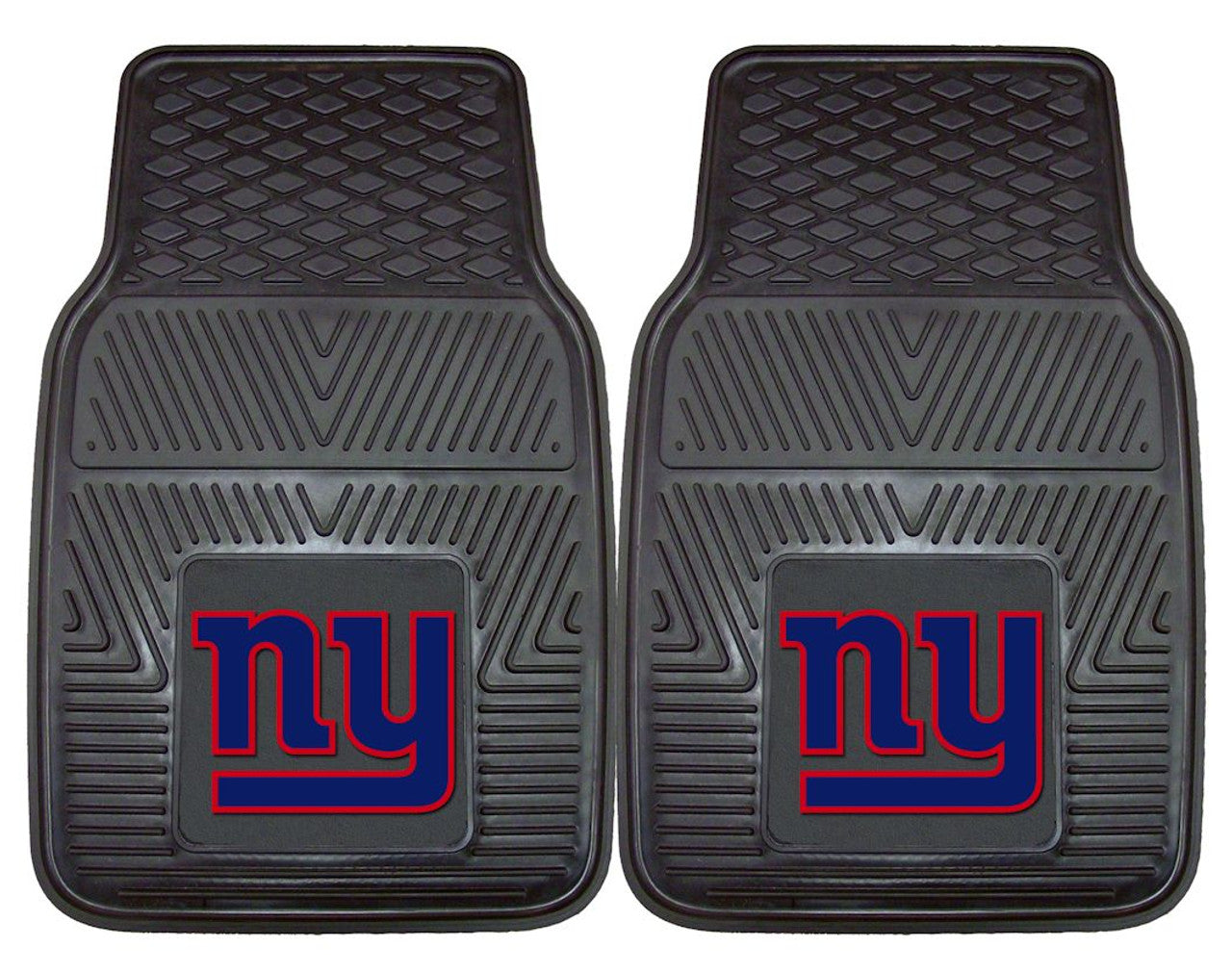 New York Giants Car Mats Heavy Duty 2 Piece Vinyl