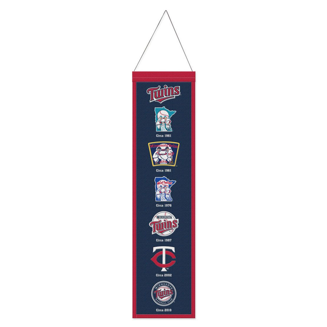 Minnesota Twins Banner Wool 8x32 Heritage Evolution Design