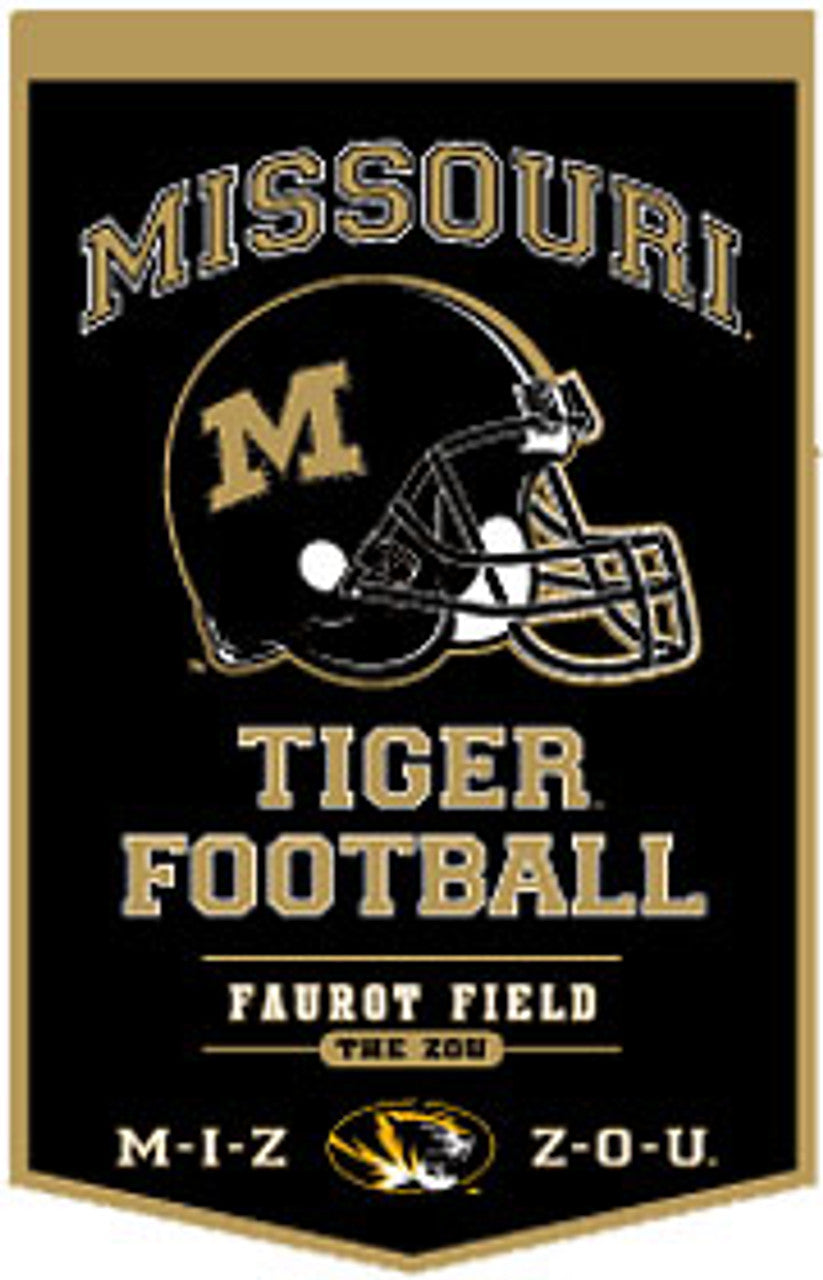 Missouri Tigers Banner 18x27 Wool PowerHouse