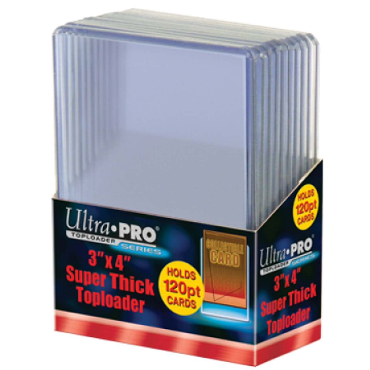 Toploader - 3x4 120pt (10 per pack)