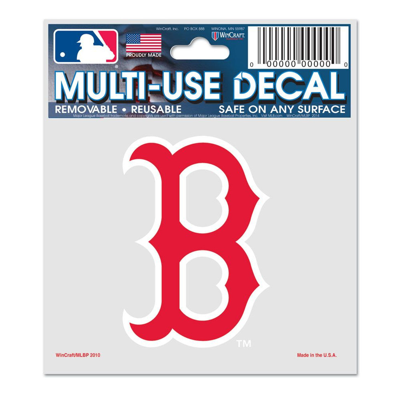 Boston Red Sox Decal 3x4 Multi Use
