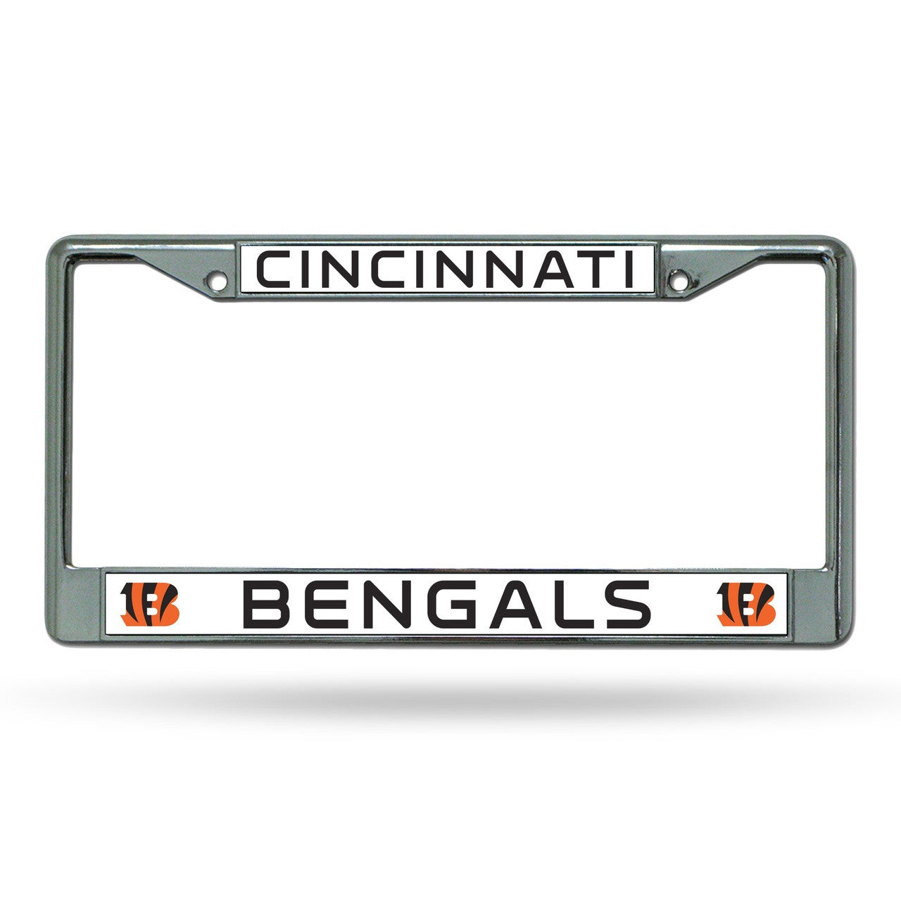 Cincinnati Bengals License Plate Frame Chrome
