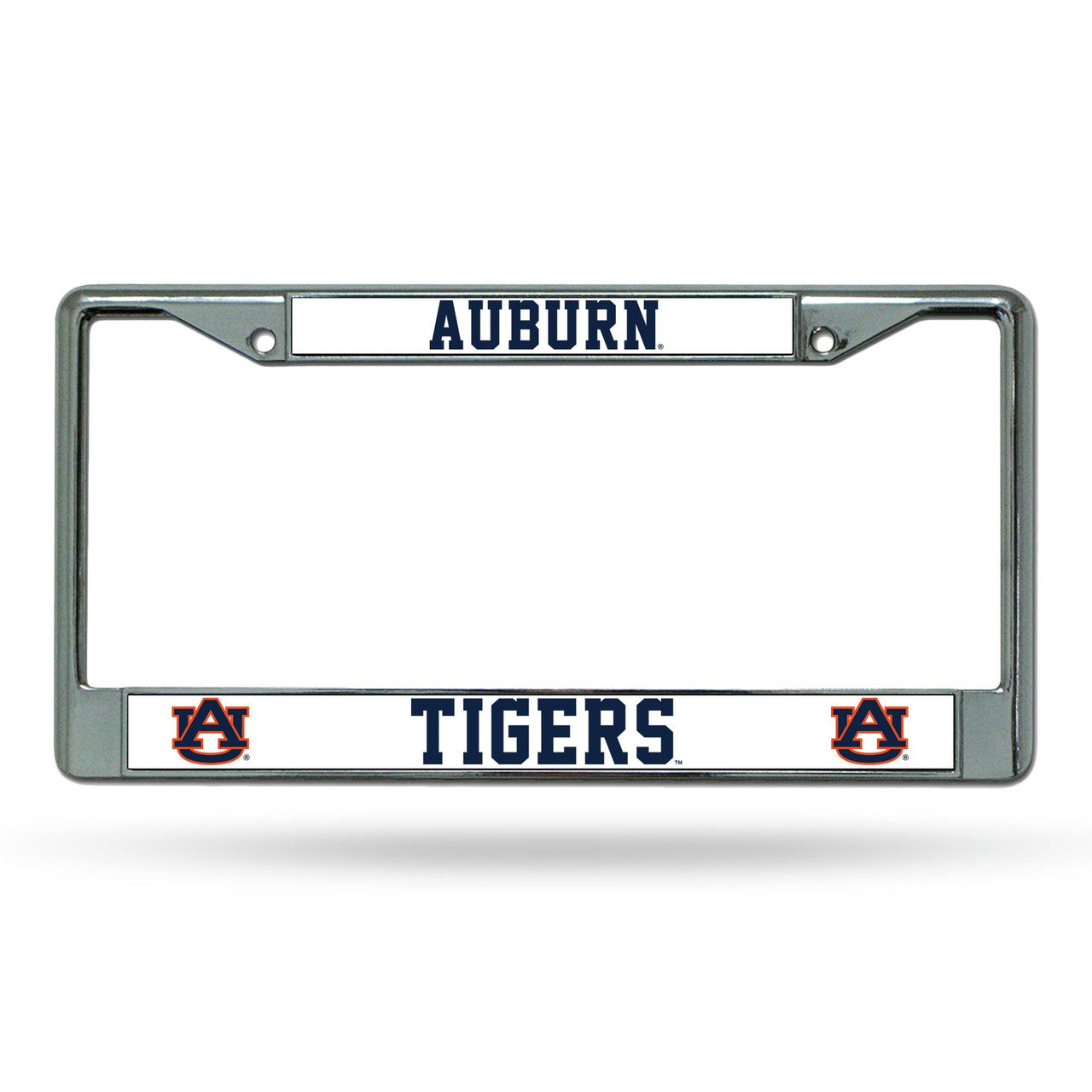 Auburn Tigers License Plate Frame Chrome