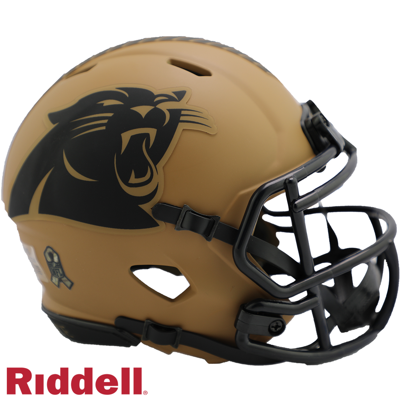 Carolina Panthers Helmet Riddell Replica Mini Speed Style Salute To Service 2023