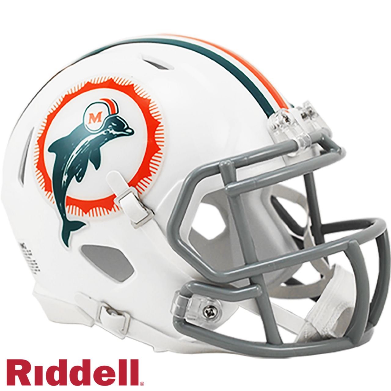 Miami Dolphins Helmet Riddell Replica Mini Speed Style Tribute