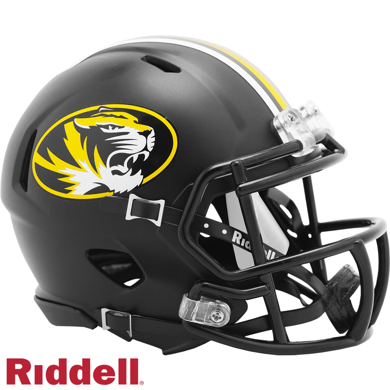 Missouri Tigers Helmet Riddell Replica Mini Speed Style Black
