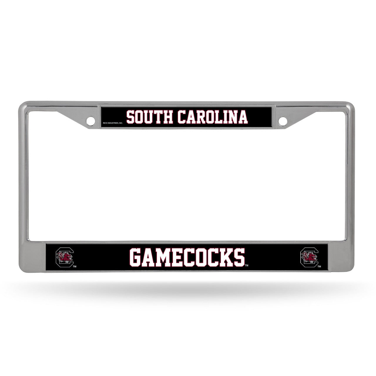 South Carolina Gamecocks License Plate Frame Chrome Printed Insert