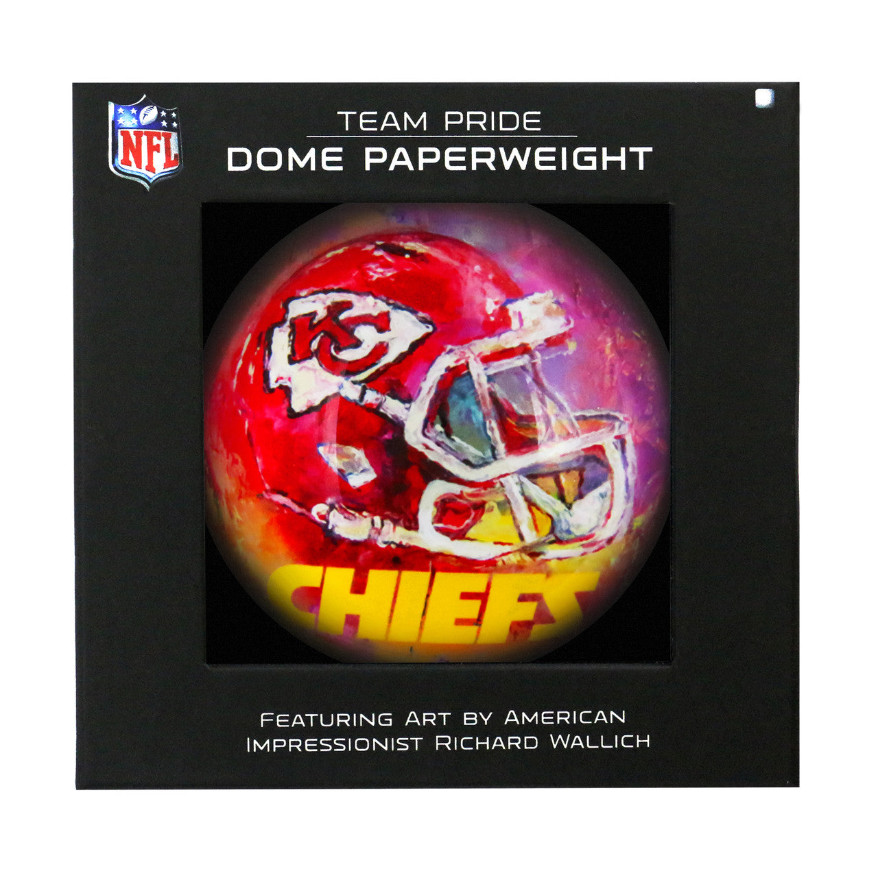 Kansas City Chiefs Paperweight Domed