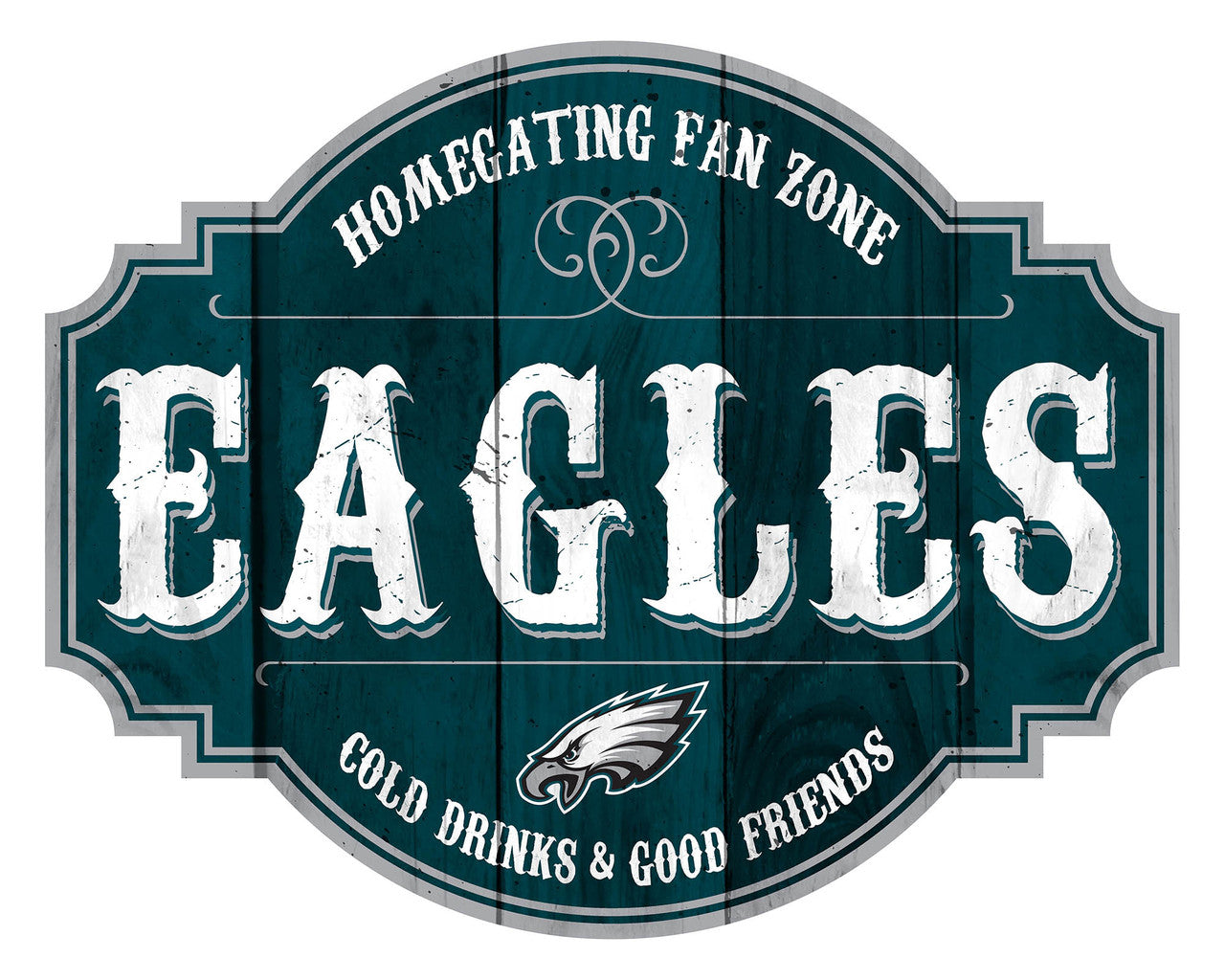 Philadelphia Eagles Sign Wood 12 Inch Homegating Tavern