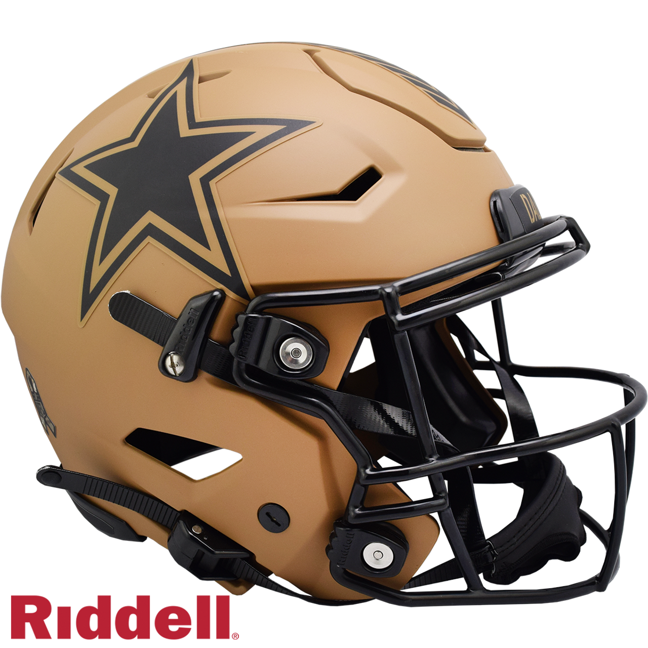 Dallas Cowboys Helmet Riddell Authentic Full Size SpeedFlex Style Salute To Service 2023