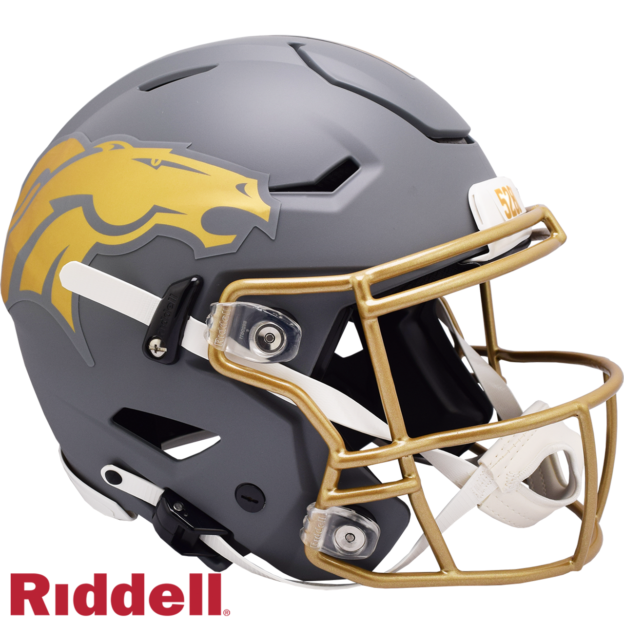 Denver Broncos Helmet Riddell Authentic Full Size SpeedFlex Style Slate Alternate 2024