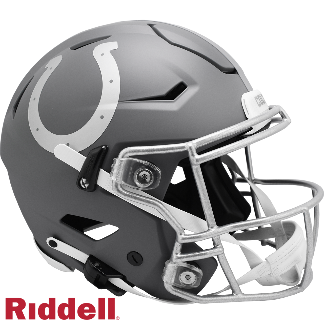 Indianapolis Colts Helmet Riddell Authentic Full Size SpeedFlex Style Slate Alternate