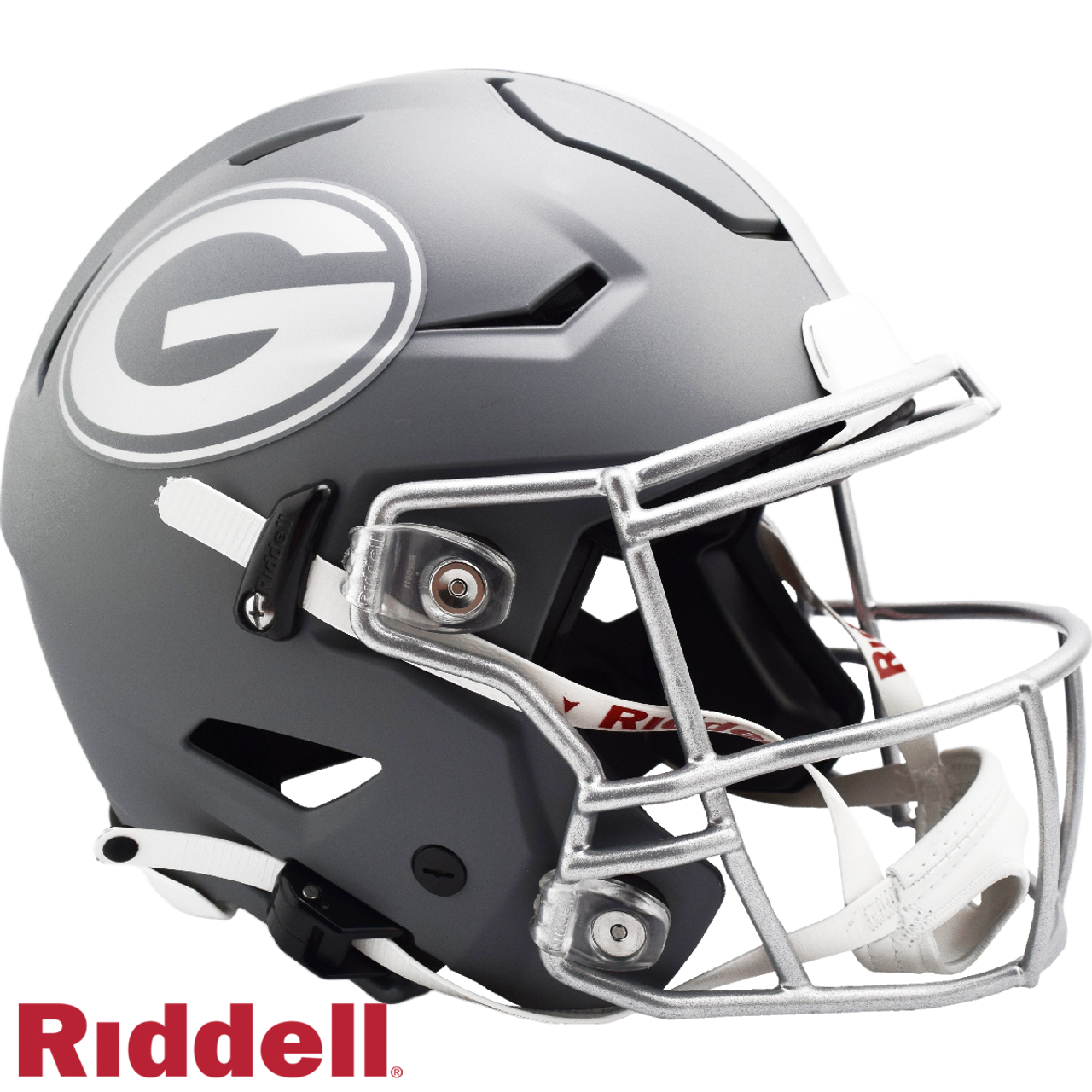 Georgia Bulldogs Helmet Riddell Authentic Full Size SpeedFlex Style Slate Alternate