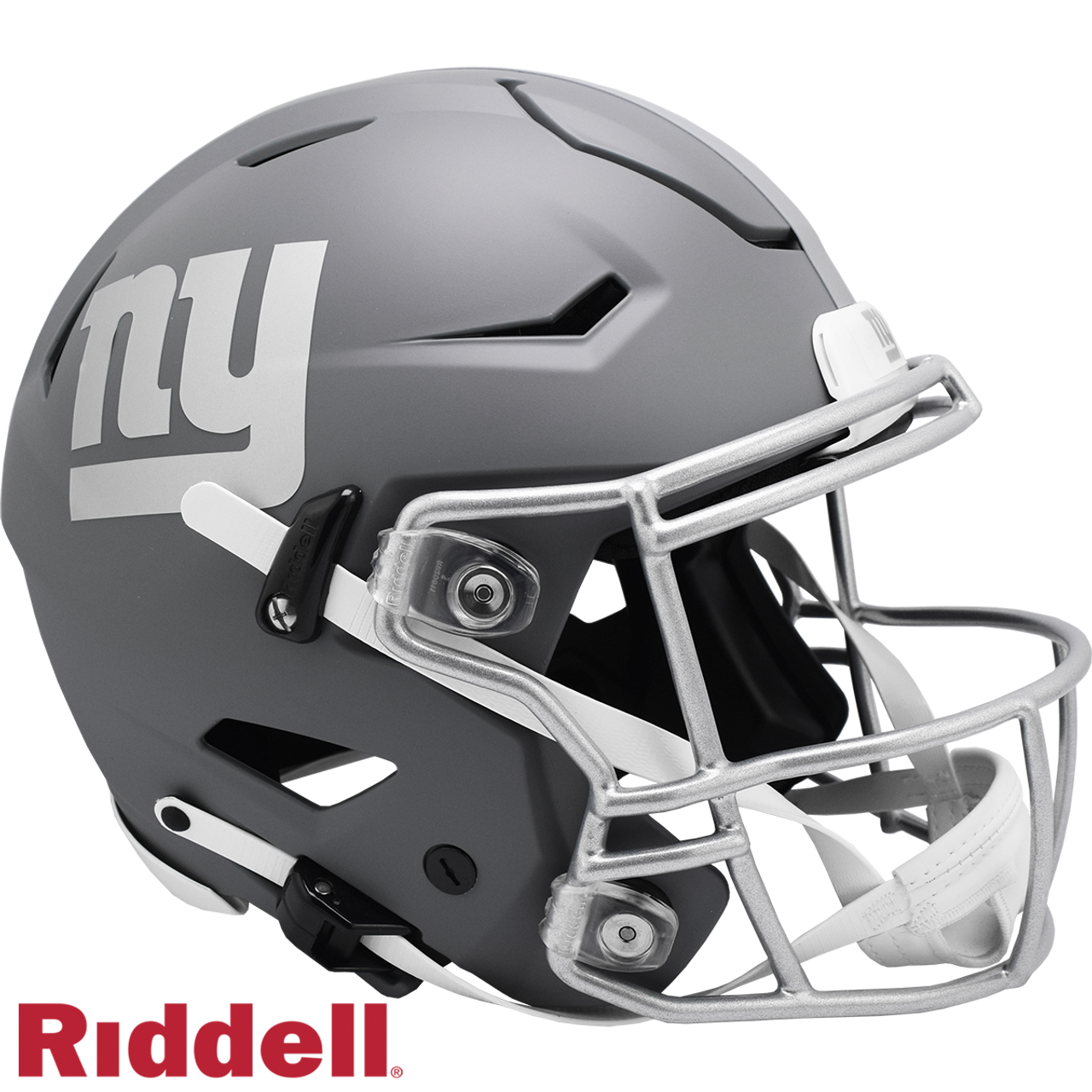 New York Giants Helmet Riddell Authentic Full Size SpeedFlex Style Slate Alternate