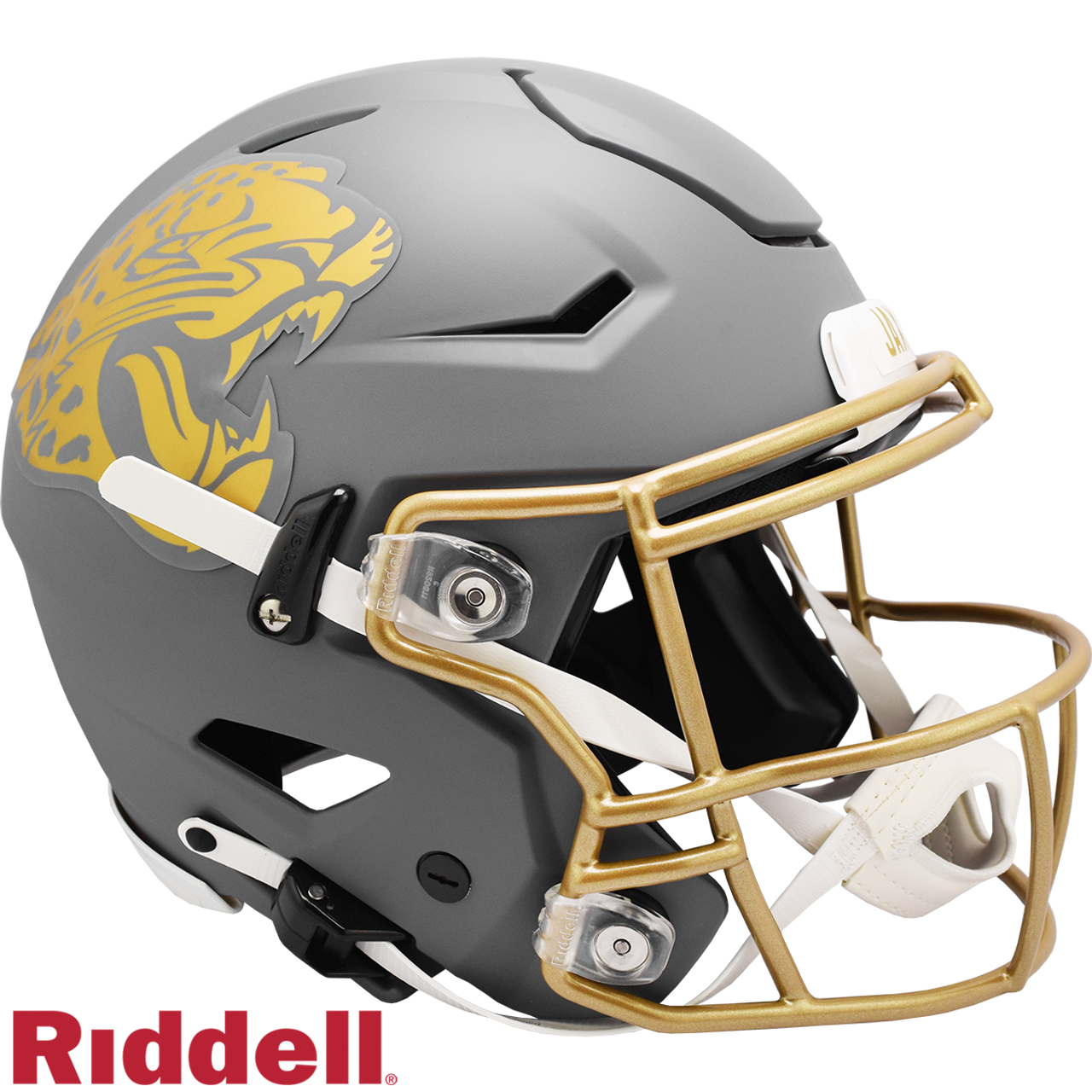Jacksonville Jaguars Helmet Riddell Authentic Full Size SpeedFlex Style Slate Alternate