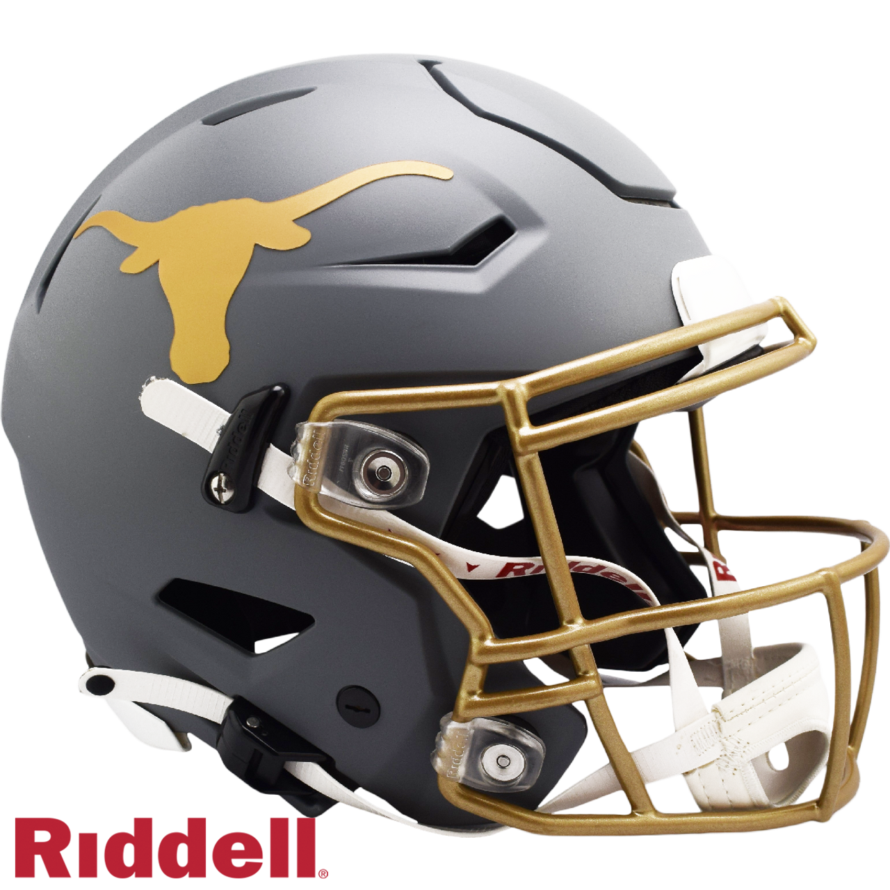 Texas Longhorns Helmet Riddell Authentic Full Size SpeedFlex Style Slate Alternate