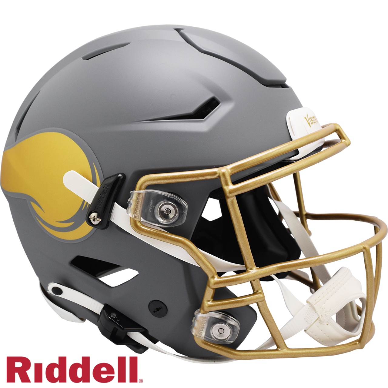 Minnesota Vikings Helmet Riddell Authentic Full Size SpeedFlex Style Slate Alternate