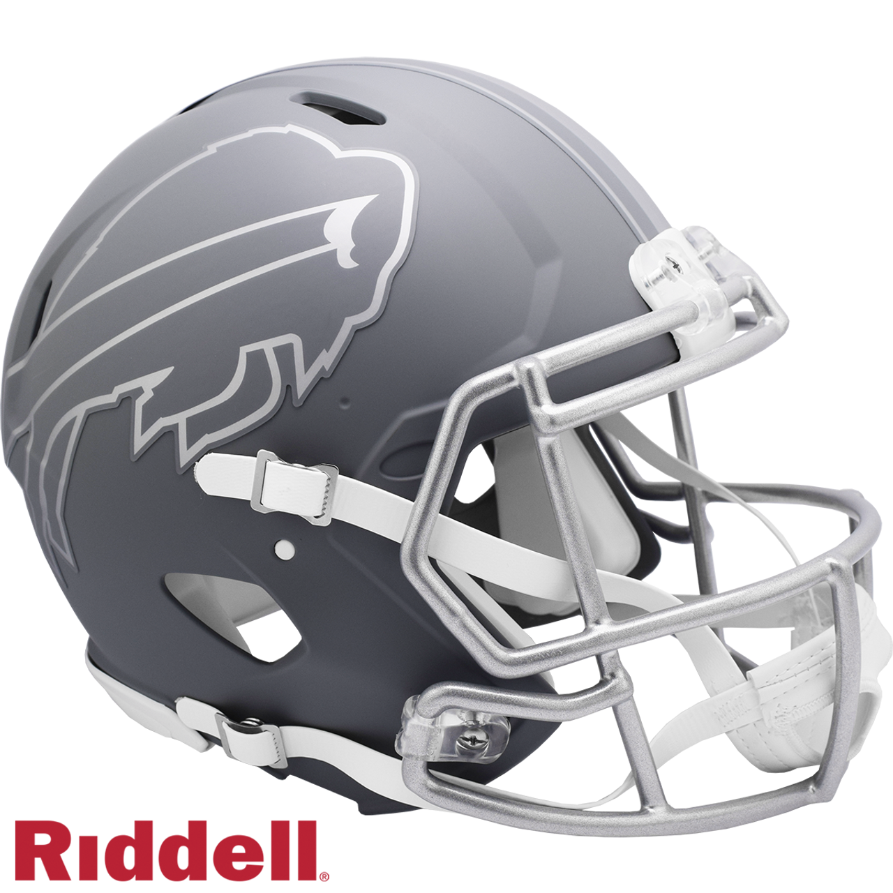 Buffalo Bills Helmet Riddell Authentic Full Size Speed Style Slate Alternate
