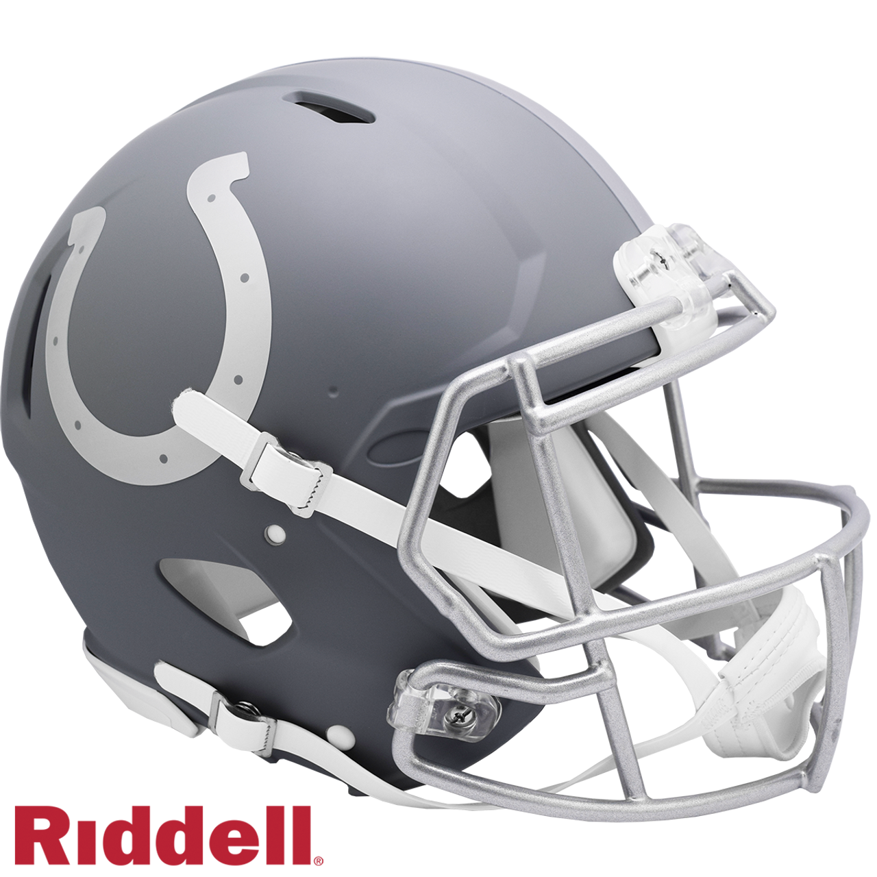 Indianapolis Colts Helmet Riddell Authentic Full Size Speed Style Slate Alternate
