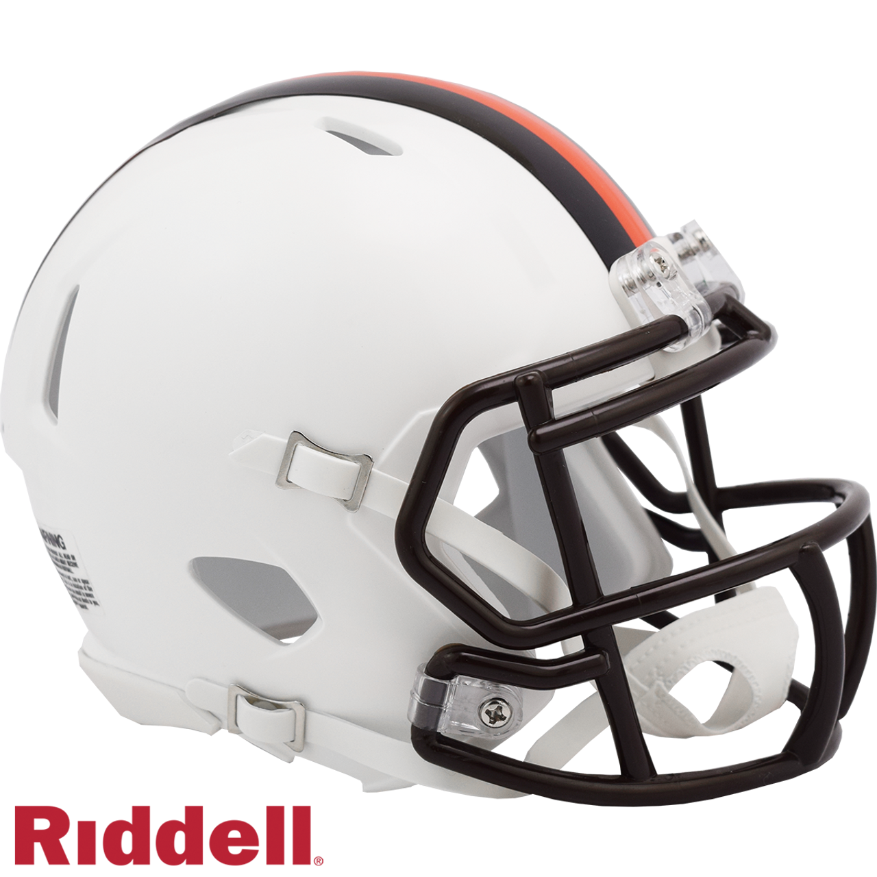 Cleveland Browns Helmet Riddell Replica Mini Speed Style On-Field Alternate 2023 White Out
