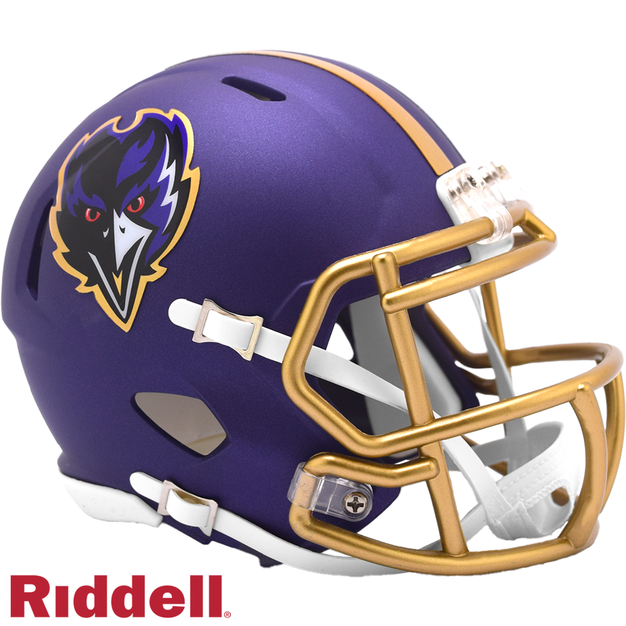 Baltimore Ravens Helmet Riddell Replica Mini Speed Style On-Field Alternate 2024