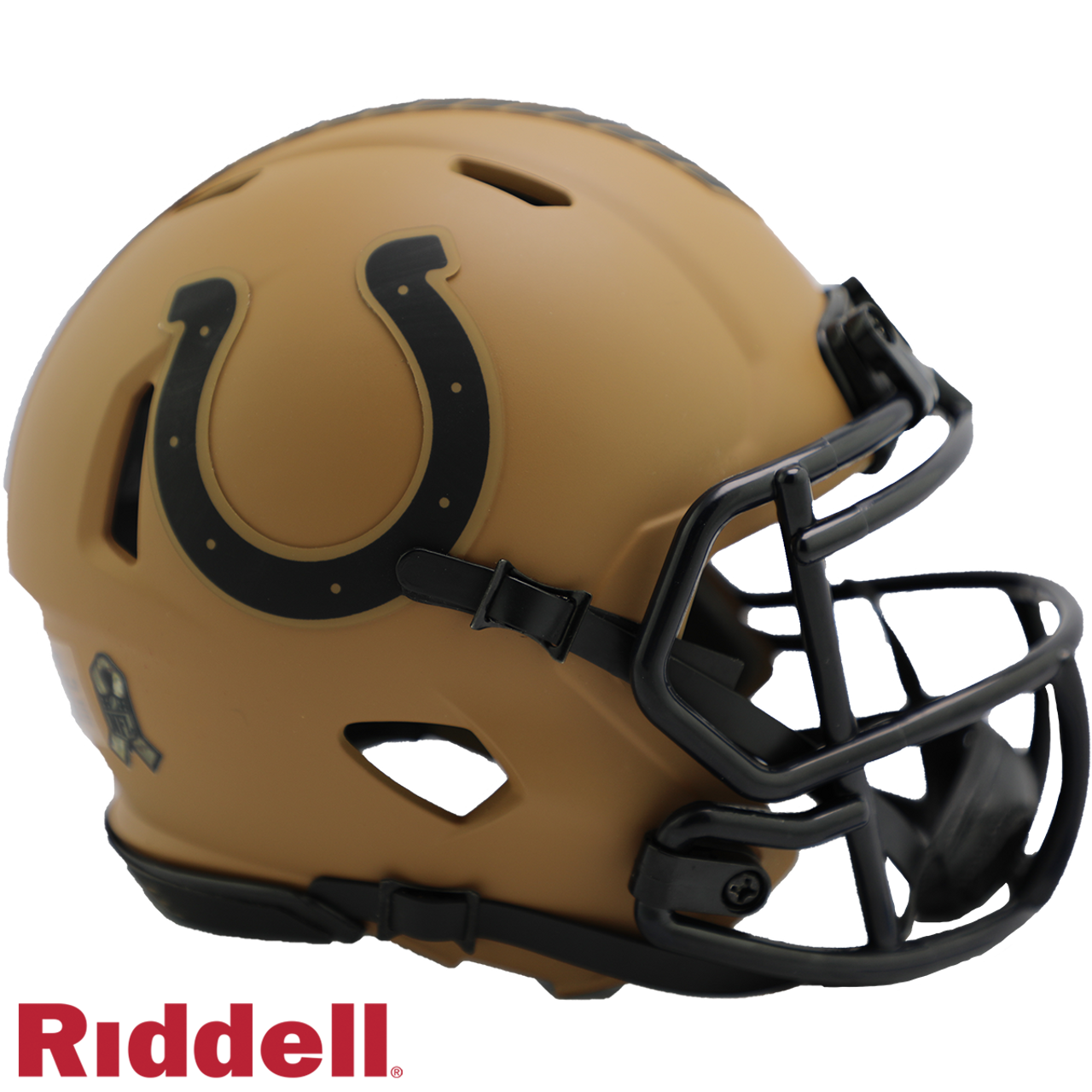 Indianapolis Colts Helmet Riddell Replica Mini Speed Style Salute To Service 2023