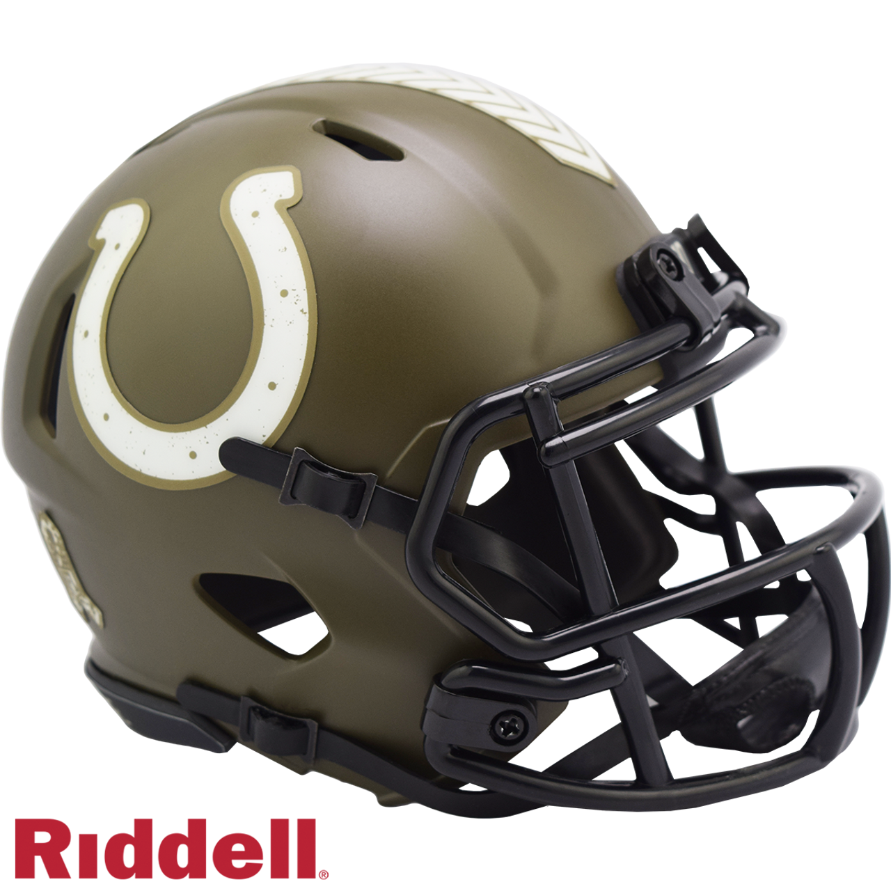 Indianapolis Colts Helmet Riddell Replica Mini Speed Style Salute To Service