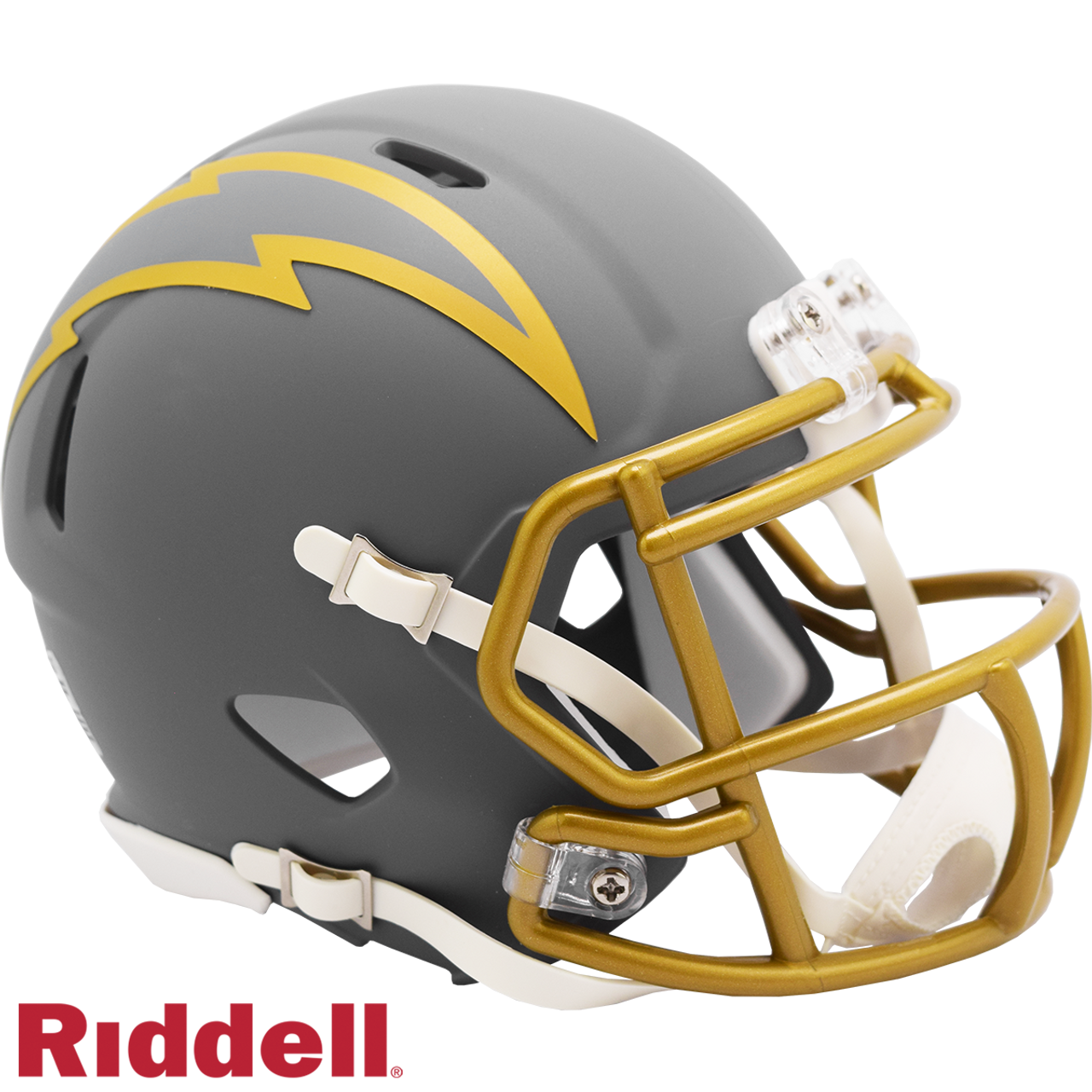 Los Angeles Chargers Helmet Riddell Replica Mini Speed Style Slate Alternate