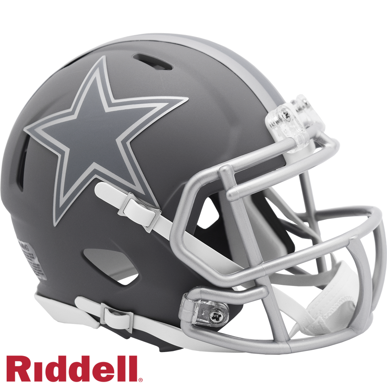 Dallas Cowboys Helmet Riddell Replica Mini Speed Style Slate Alternate