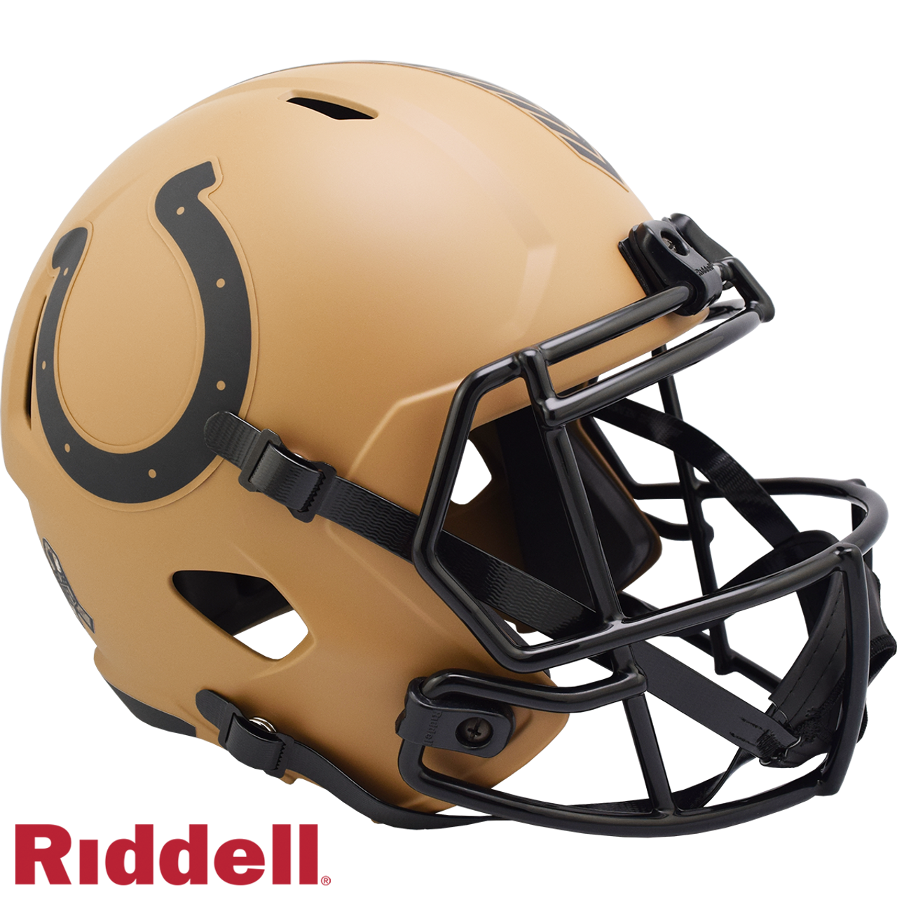 Indianapolis Colts Helmet Riddell Replica Full Size Speed Style Salute To Service 2023