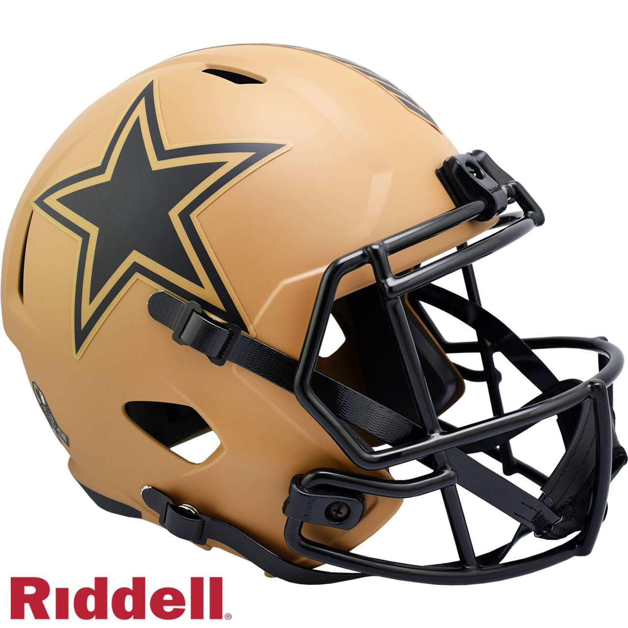 Dallas Cowboys Helmet Riddell Replica Full Size Speed Style Salute To Service 2023
