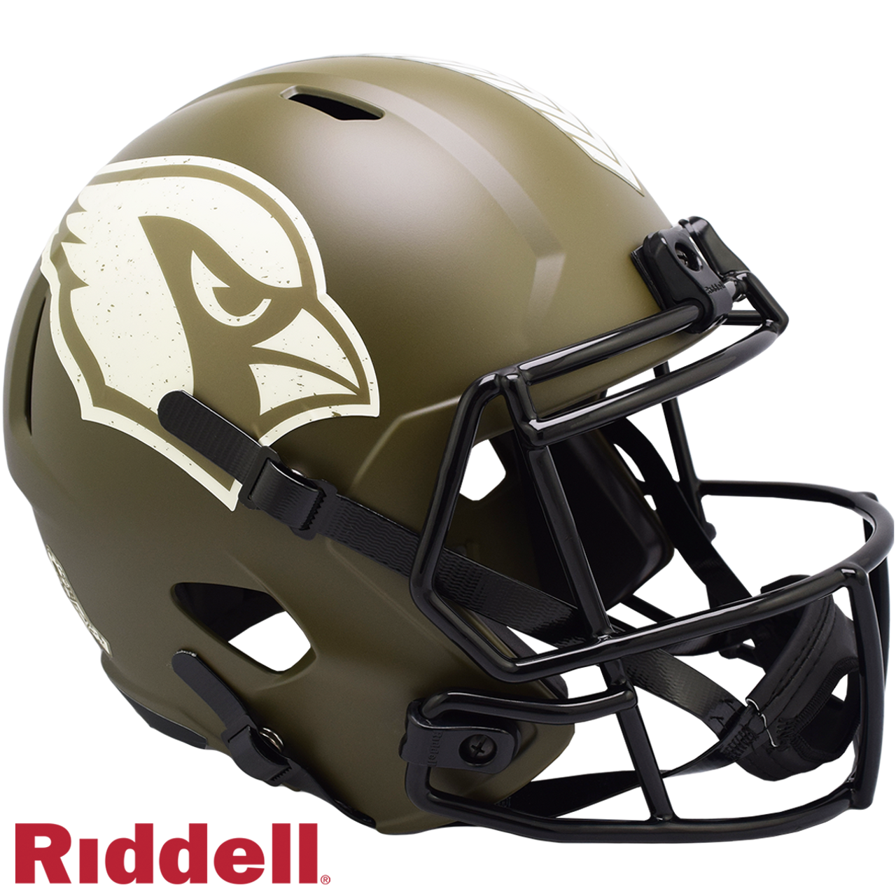 Arizona Cardinals Helmet Riddell Replica Full Size Speed Style Salute To Service