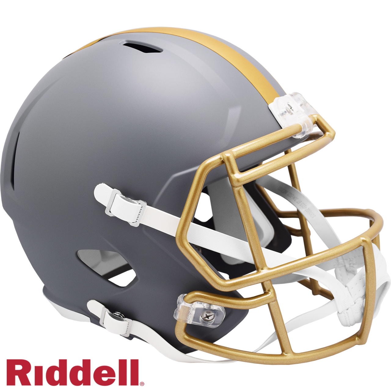 Cleveland Browns Helmet Riddell Replica Full Size Speed Style Slate Alternate