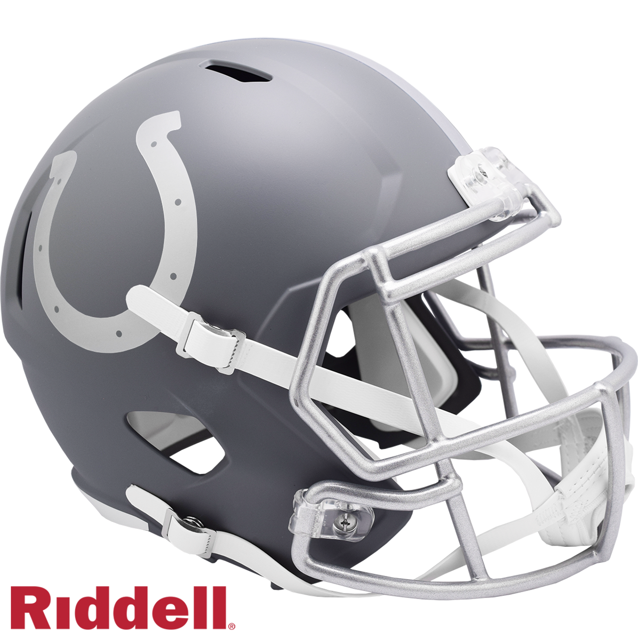Indianapolis Colts Helmet Riddell Replica Full Size Speed Style Slate Alternate