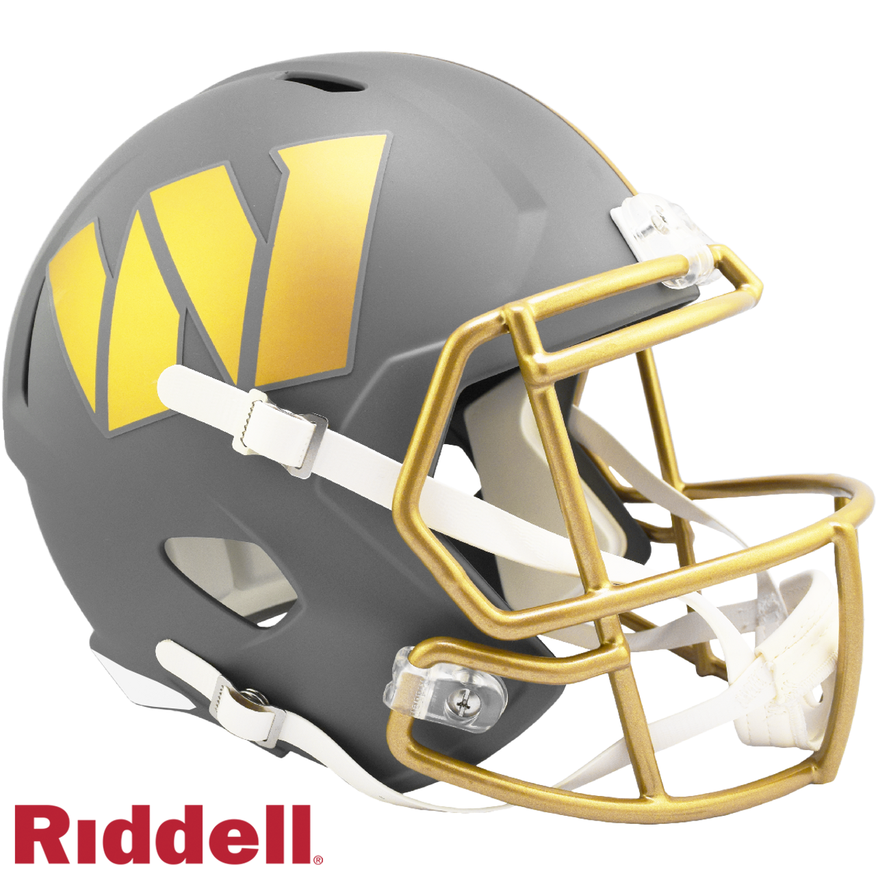 Washington Commanders Helmet Riddell Replica Full Size Speed Style Slate Alternate