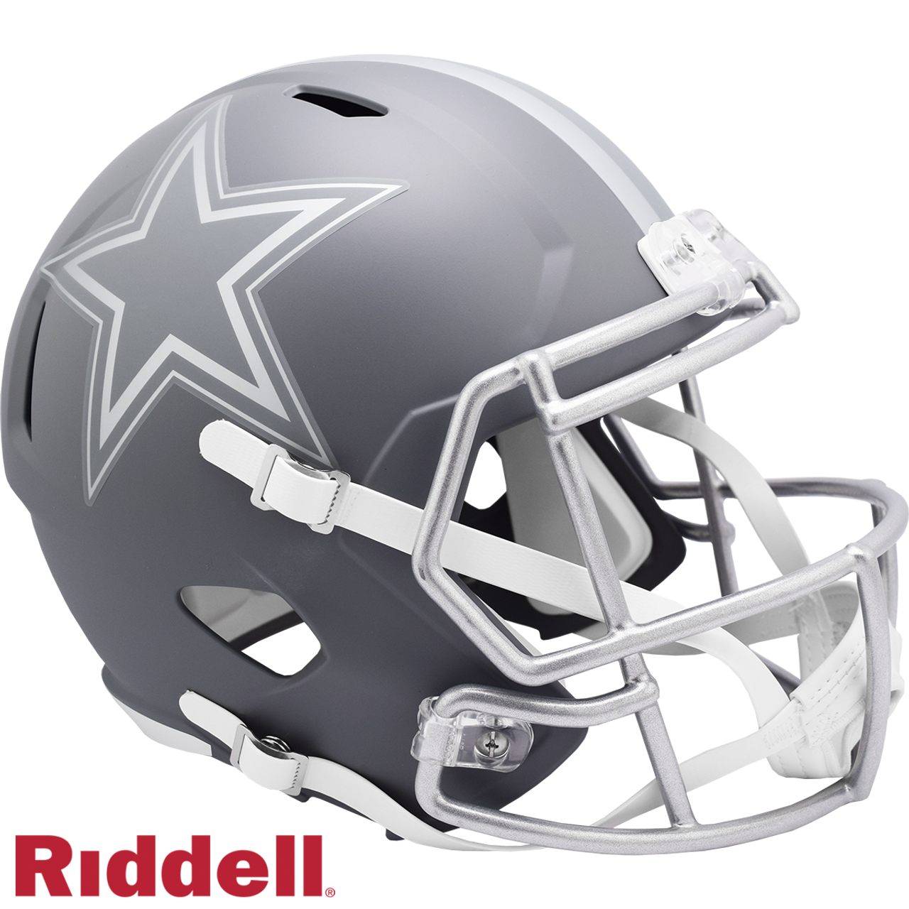 Dallas Cowboys Helmet Riddell Replica Full Size Speed Style Slate Alternate