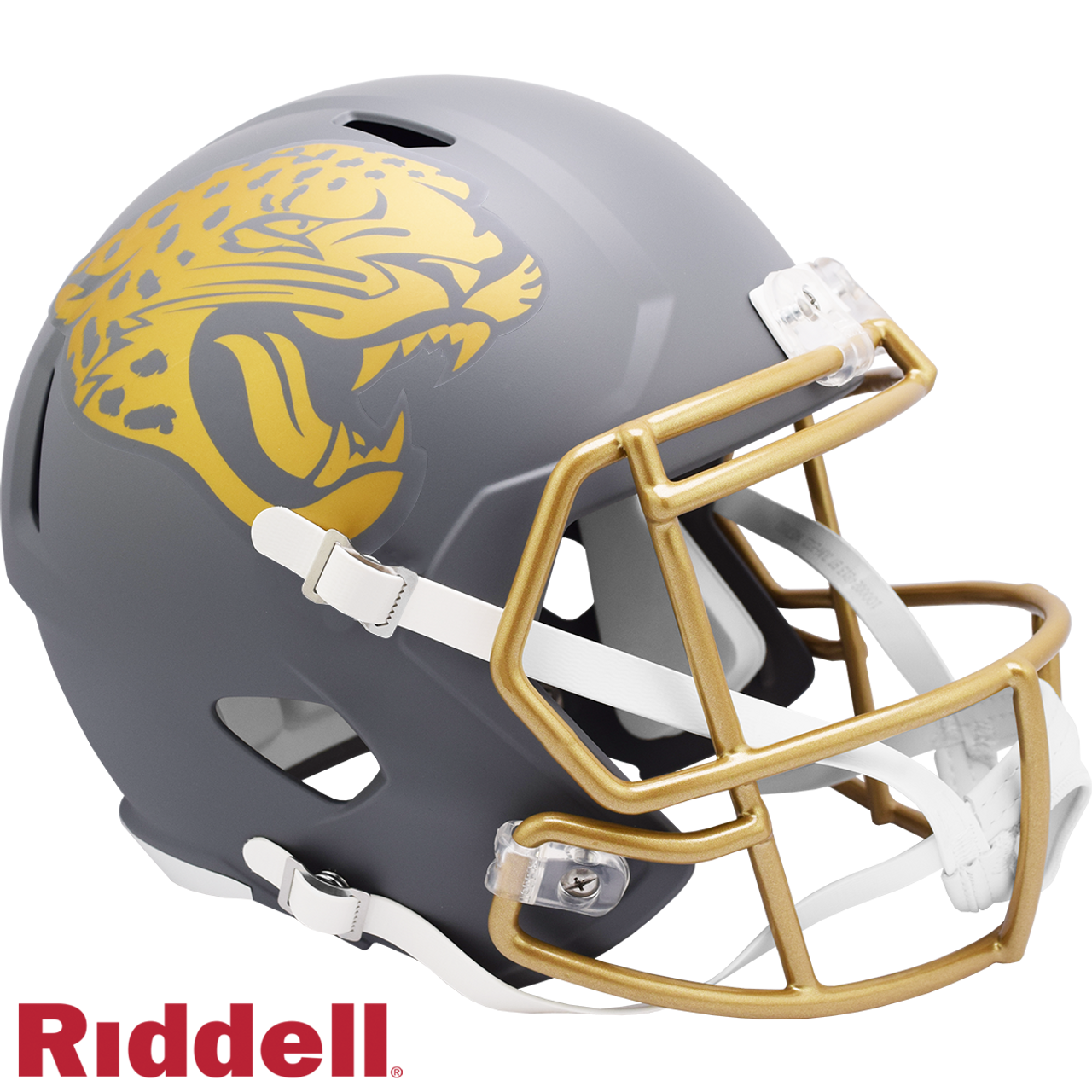 Jacksonville Jaguars Helmet Riddell Replica Full Size Speed Style Slate Alternate