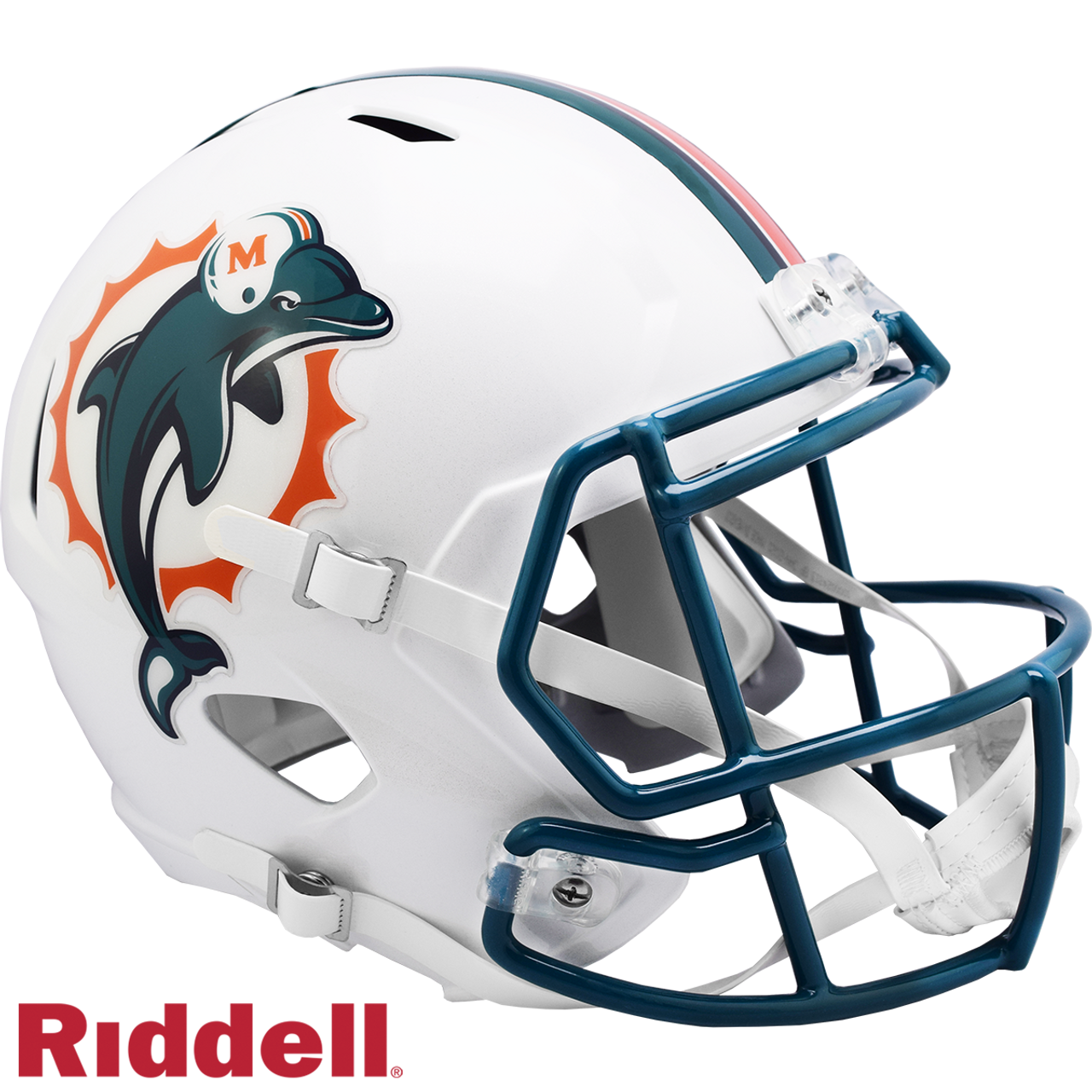 Miami Dolphins Helmet Riddell Replica Full Size Speed Style 1997-2012 T/B