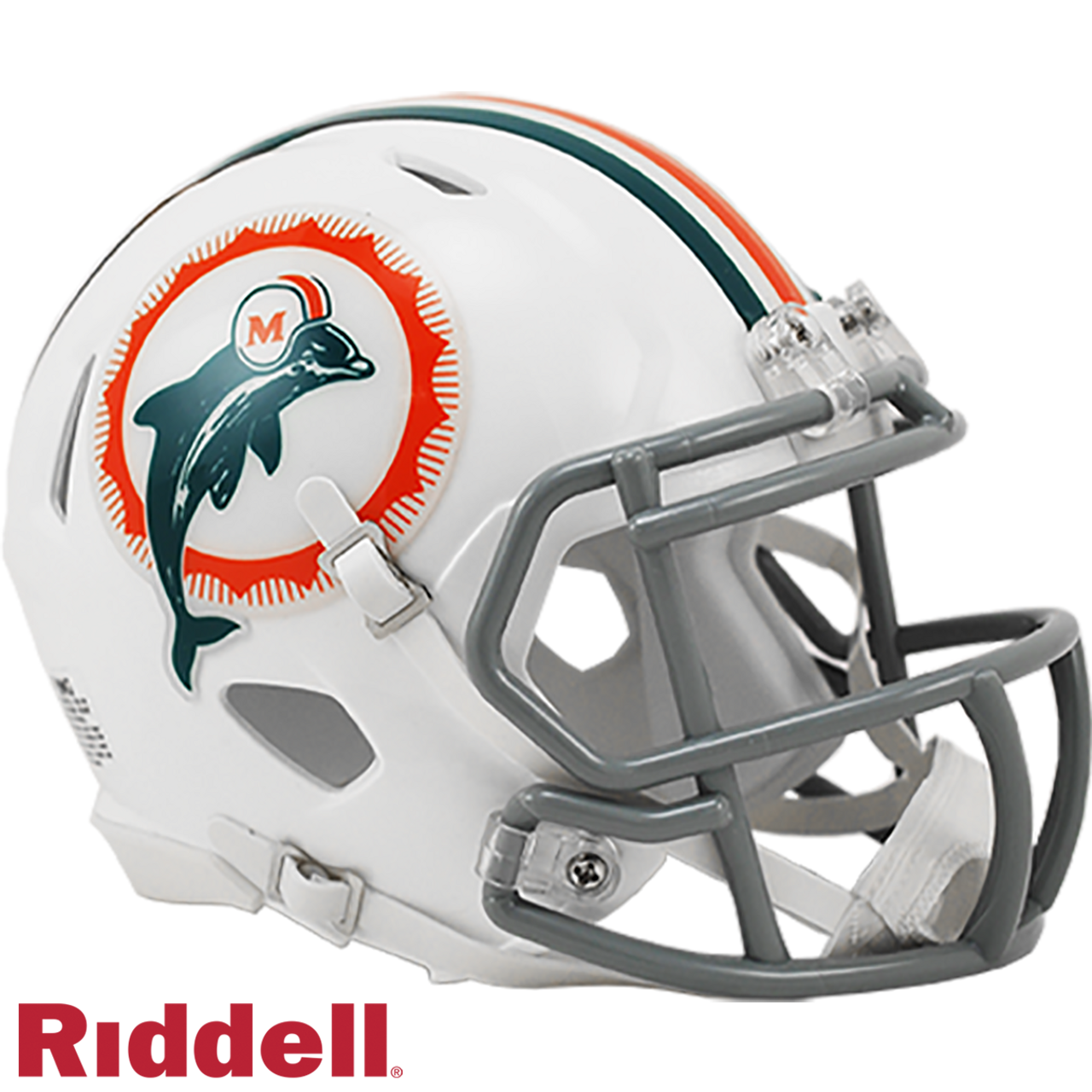 Miami Dolphins Helmet Riddell Replica Mini Speed Style 1972 T/B