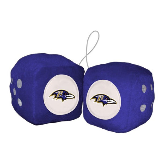 Baltimore Ravens Fuzzy Dice