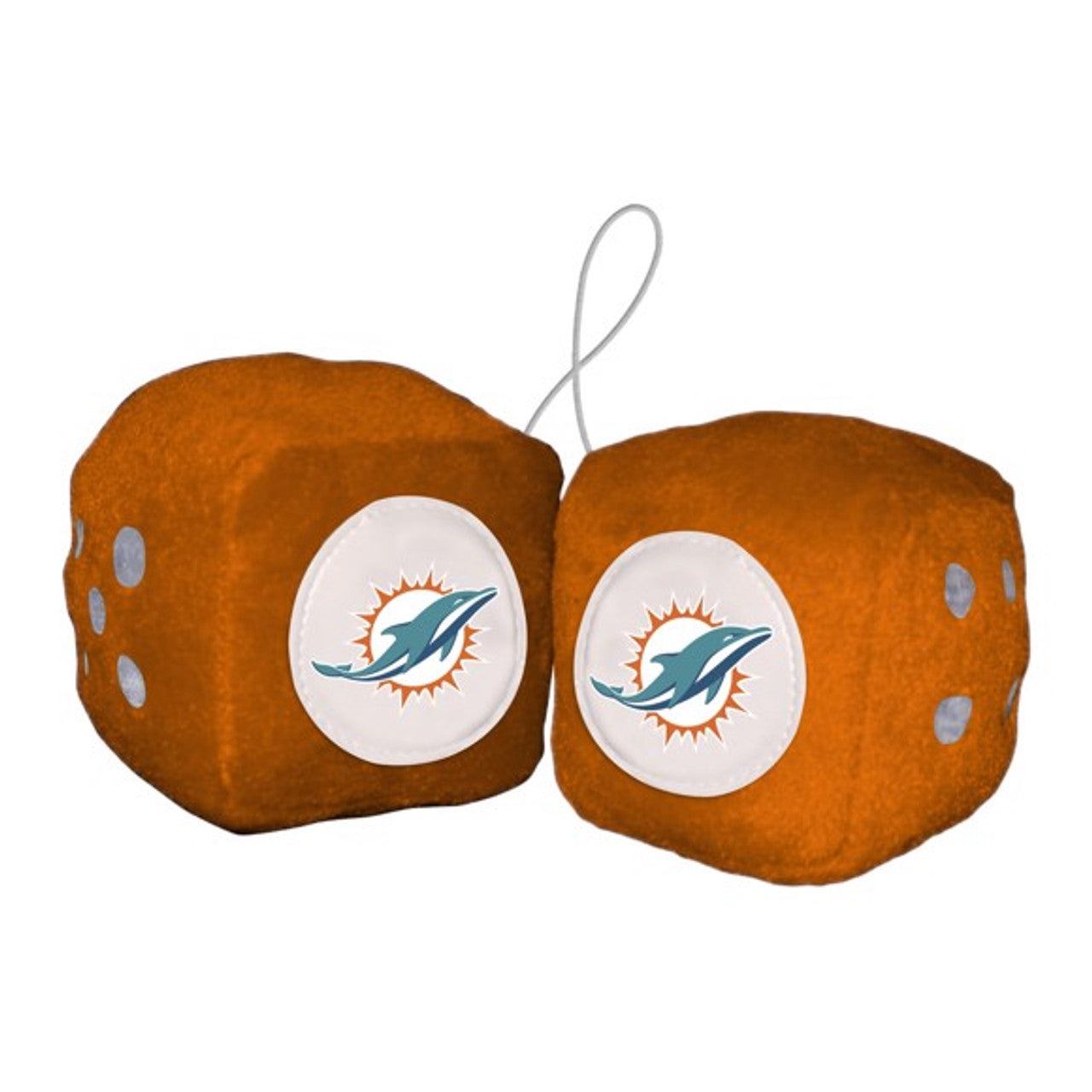 Miami Dolphins Fuzzy Dice