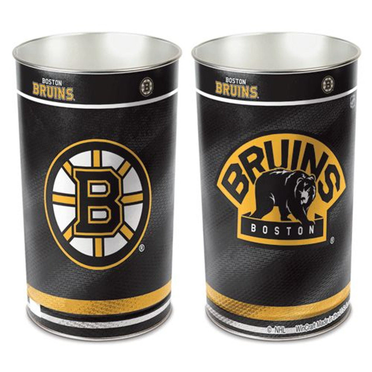 Boston Bruins Wastebasket 15 Inch