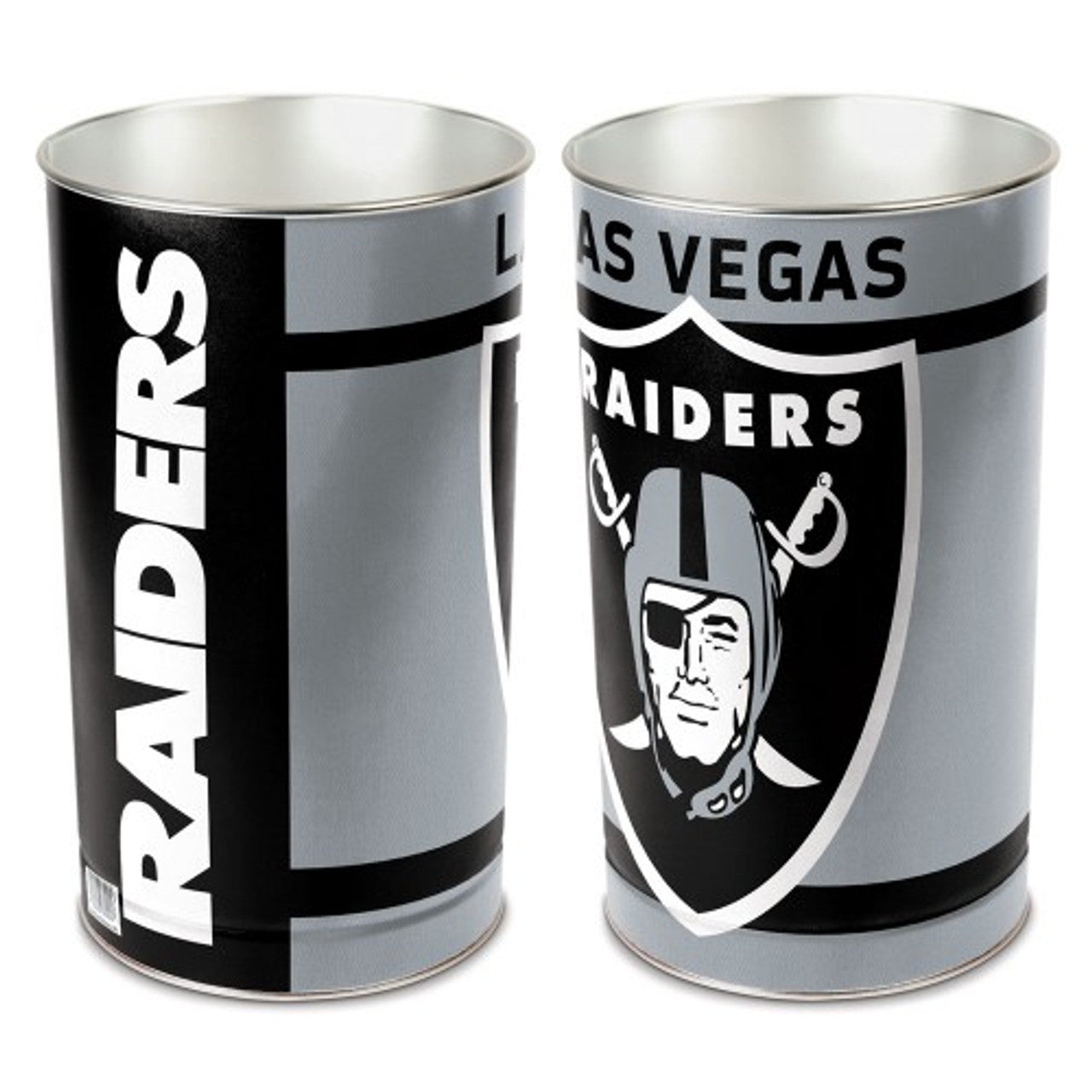 Las Vegas Raiders Wastebasket 15 Inch