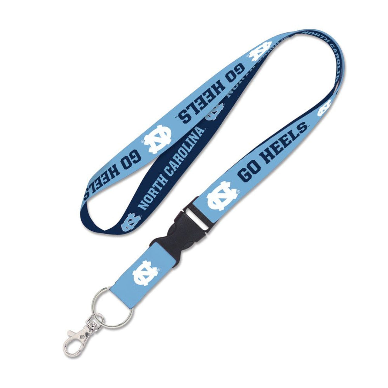 North Carolina Tar Heels Lanyard with Detachable Buckle Go Heels Design