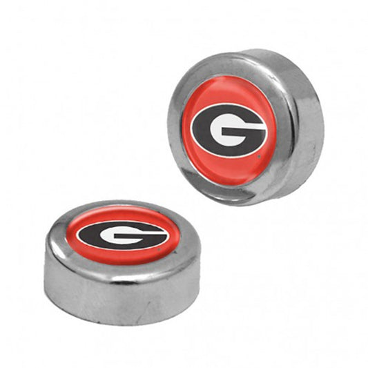 Georgia Bulldogs Screw Caps Domed