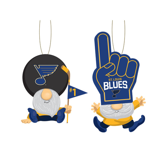 St. Louis Blues Ornament Gnome Fan 2 Pack